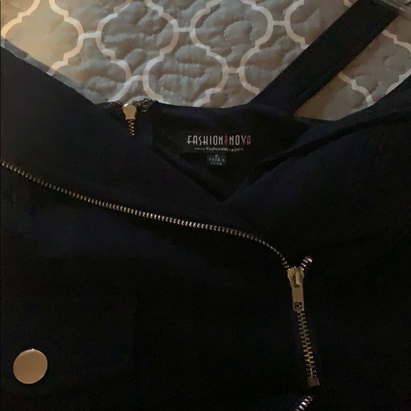 Fashion nova dark navy blue dress - Picture 3 of 4